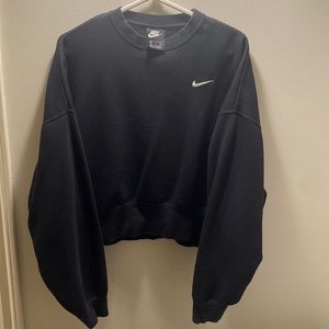 Nike black oversized sweatshirt